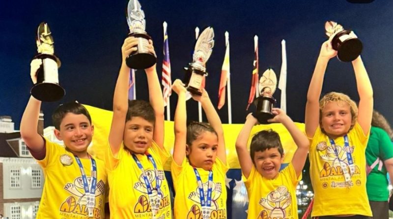Venezuela conquista 5 trofeos en el Campeonato Internacional de Cálculo en Camboya